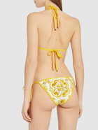 DOLCE & GABBANA Maiolica Printed Bikini Set