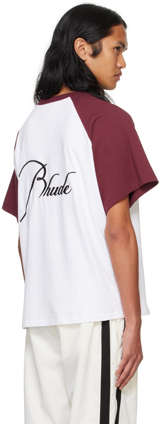 RHUDE Classique Raglan T-Shirt (Black/White) main image 0