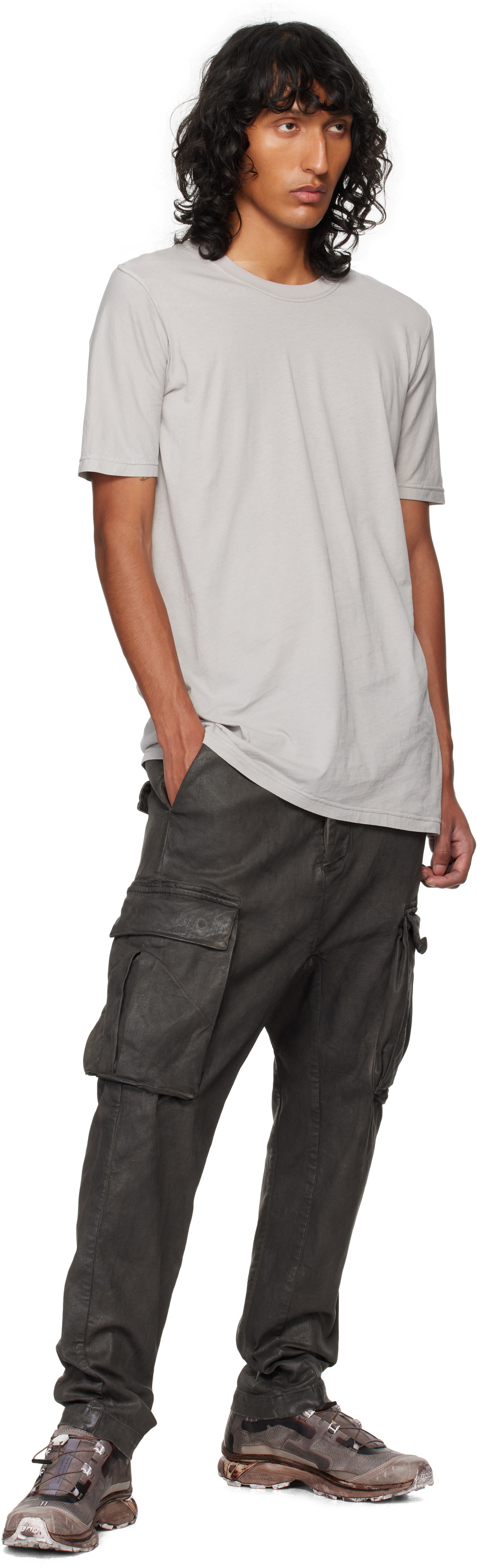 11 by Boris Bidjan Saberi Gray TS5 T-shirt