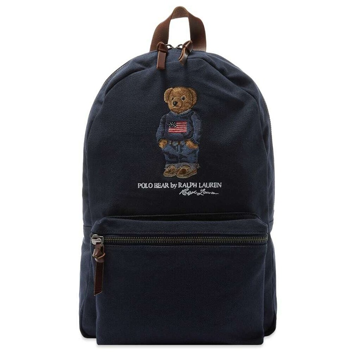 Photo: Polo Ralph Lauren Men's USA Bear Backpack in Navy