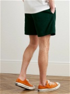 Portuguese Flannel - Straight-Leg Cotton-Corduroy Drawstring Shorts - Green