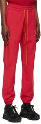 Rhude Red Terry Lounge Pants