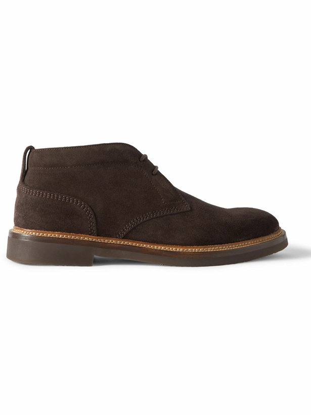 Photo: Dunhill - Apsley Suede Desert Boots - Brown