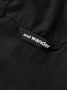 And Wander - Stretch-Shell Hooded Jacket - Black