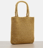 The Row Cecily Small metallic-effect tote bag