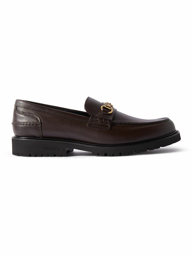 Photo: VINNY's - Le Club Horsebit Leather Loafers - Brown