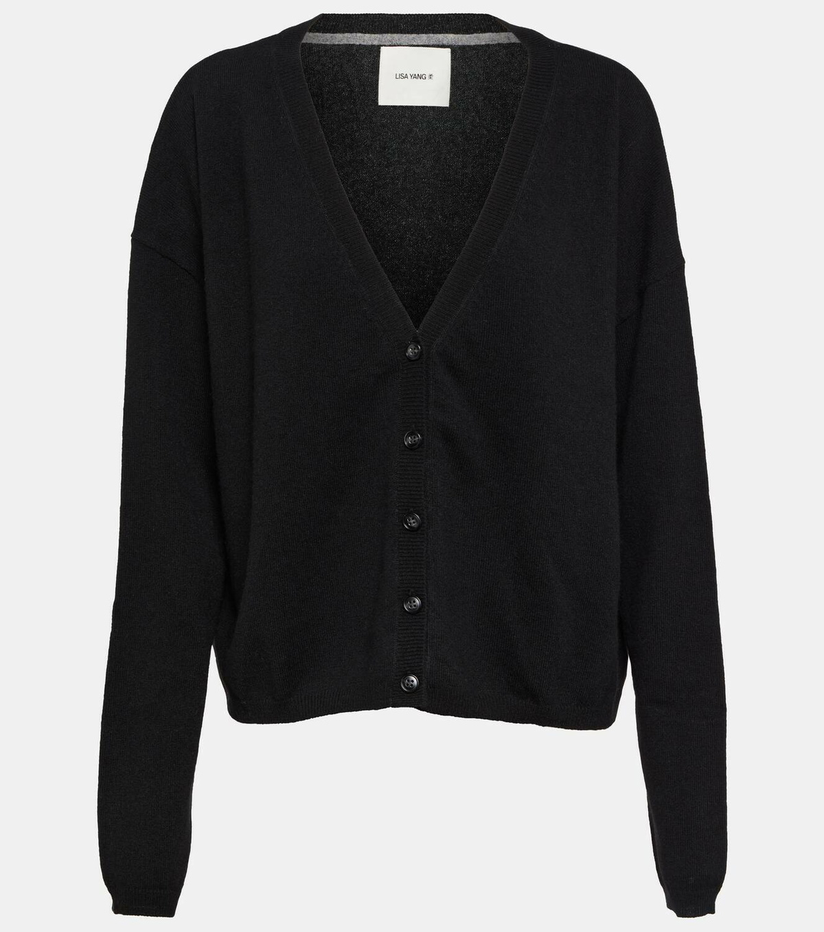 Lisa Yang Purple Cashmere Cardigan