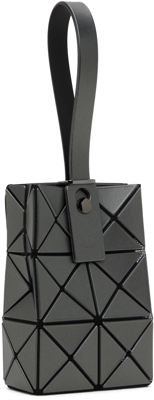 BAO BAO ISSEY MIYAKE Gunmetal Lucent Metallic Pouch Bao Bao Issey Miyake