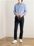Sid Mashburn - Slim-Fit Spread-Collar Linen Shirt - Blue
