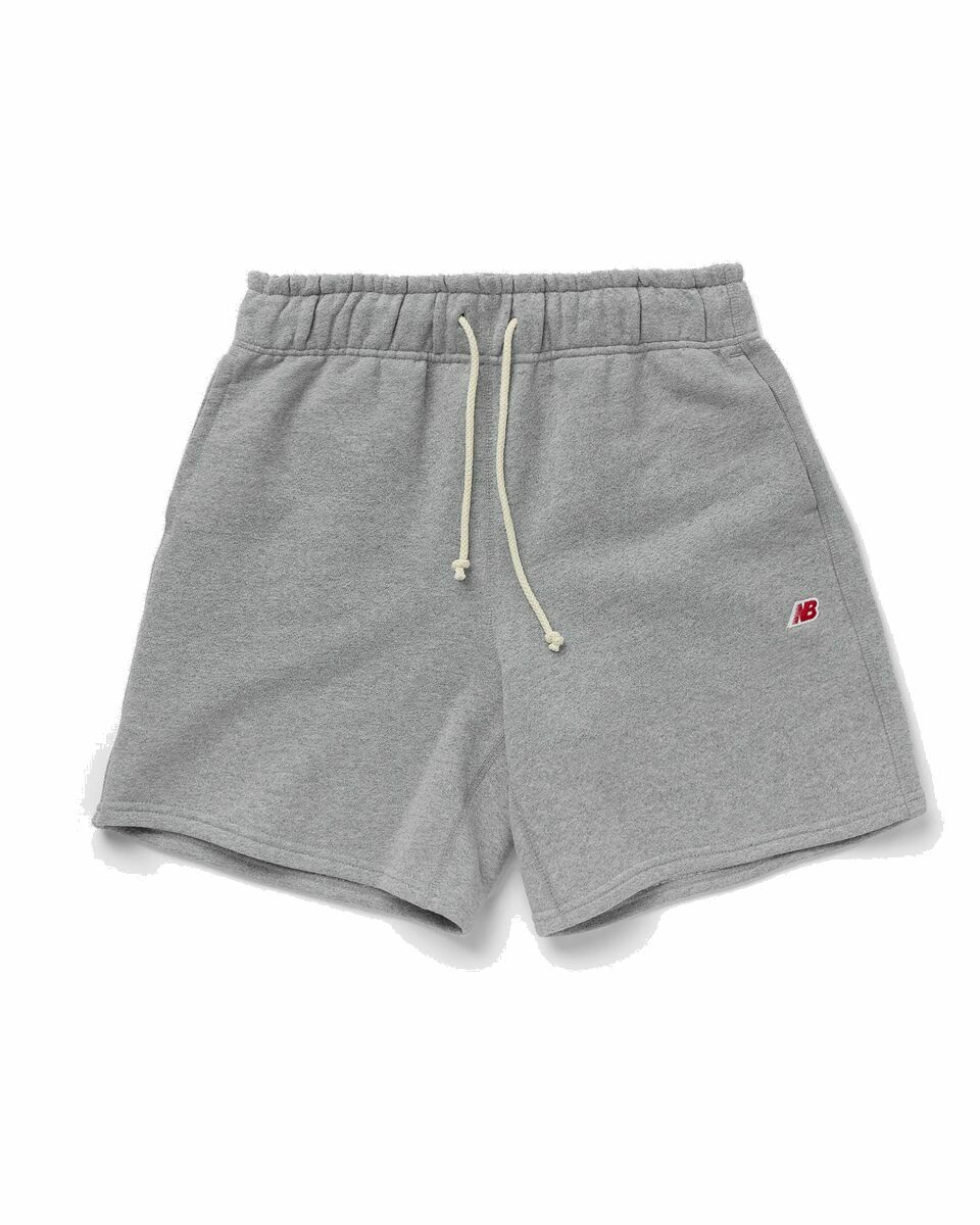 Photo: New Balance Made In Usa Core Short Grey - Mens - Sport & Team Shorts