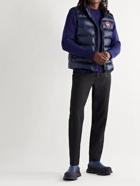 Canada Goose - Crofton Slim-Fit Quilted Recycled Nylon-Ripstop Down Gilet - Blue