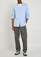 Moncler Stretch-cotton Cargo Trousers Charcoal