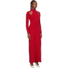 Victor Glemaud Red Cut-Out Dress