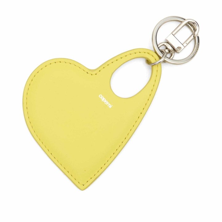 Photo: Coperni Women's Heart Keychain in Yellow 