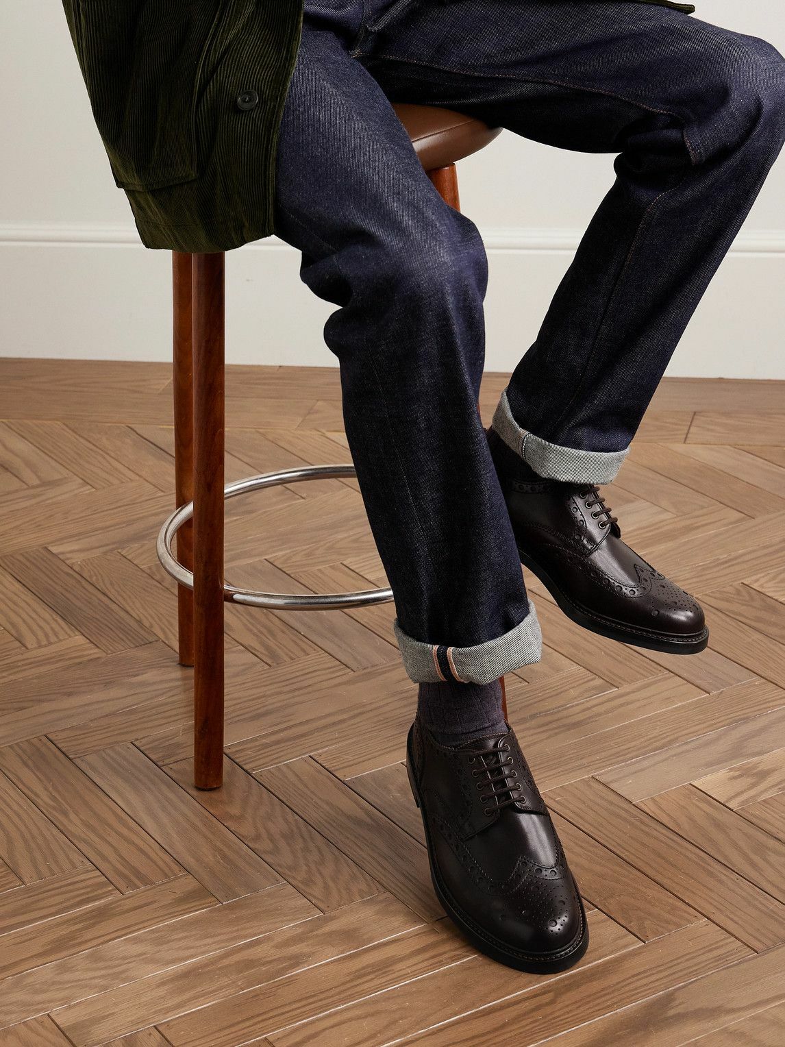 Grenson - Archie Leather Brogues - Brown