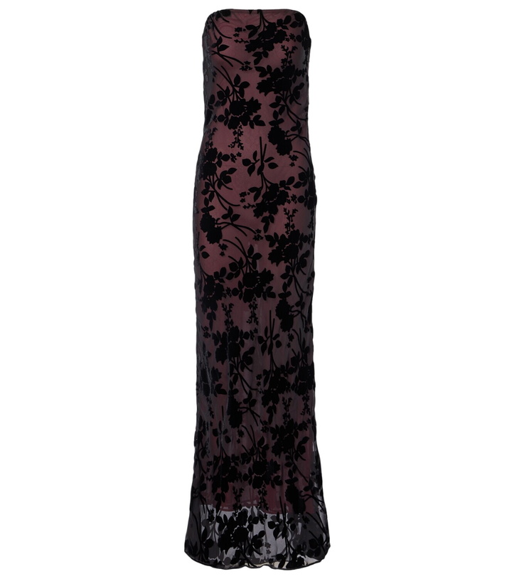 Photo: Rodarte Floral devoré velvet gown