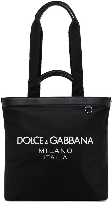 Photo: Dolce&Gabbana Black Logo Tote