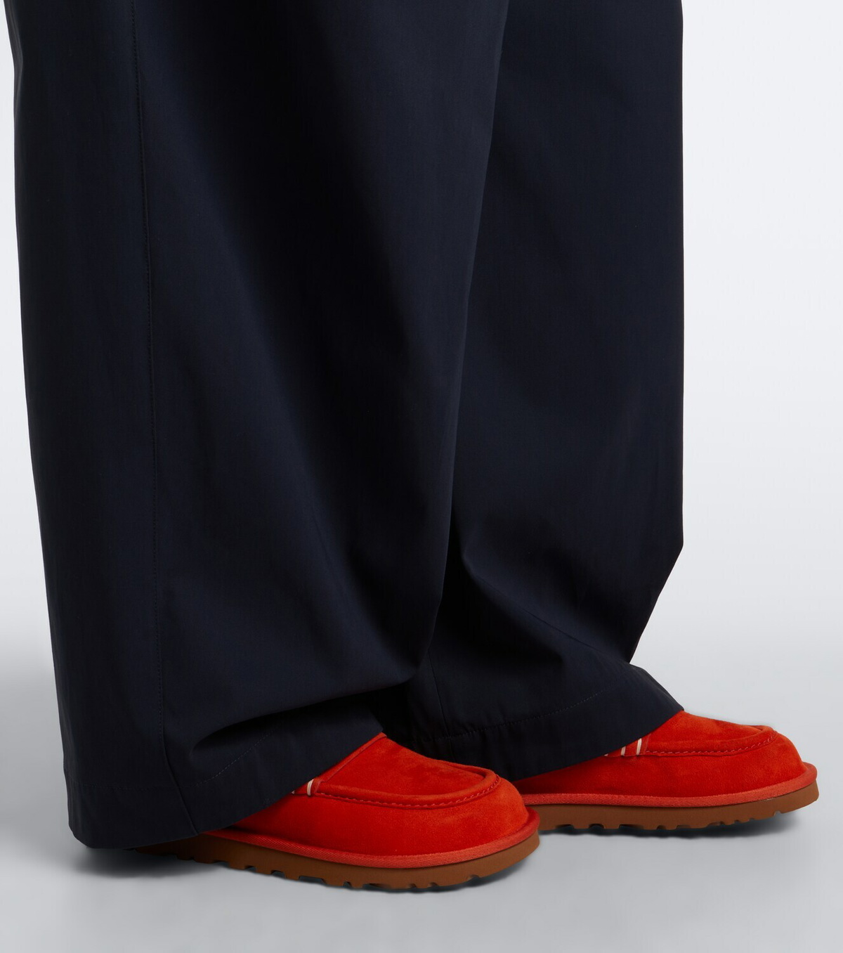 JW Anderson x UGG shearling-lined suede slip-on shoes