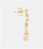 Nadine Aysoy Catena 18kt yellow gold earrings with diamonds