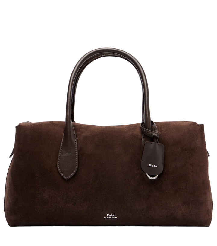 Photo: Polo Ralph Lauren Leather-trimmed suede duffel bag