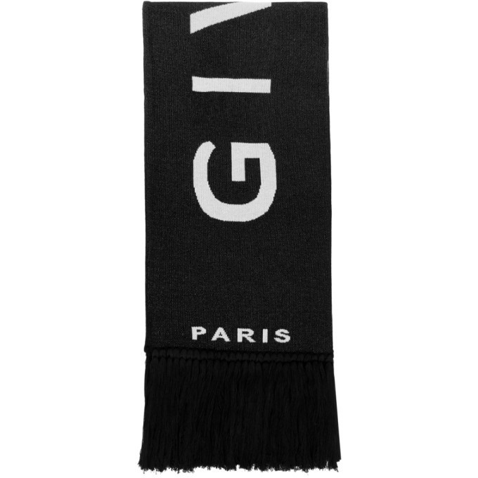 Photo: Givenchy Black and White Football Scarf