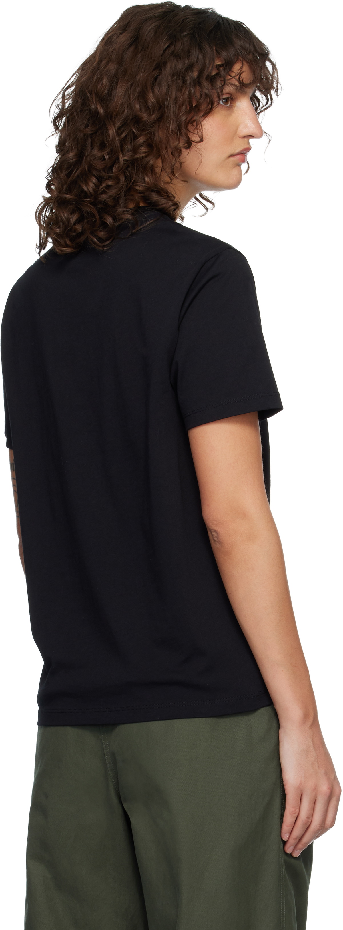 AMI Paris Black Ami de Coeur T-shirt