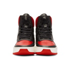 Fear of God Red and Black B-Ball High-Top Sneakers