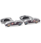 Paul Smith - Sports Car Silver-Tone and Enamel Cufflinks - Men - Silver