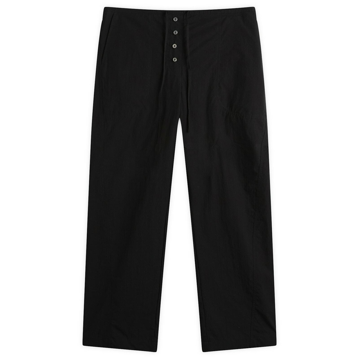 Studio Nicholson Women's Ventura Drawstring Trousers in Black