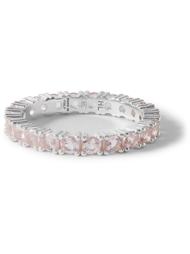 Photo: Hatton Labs - Eternity Sterling Silver Crystal Ring - Silver