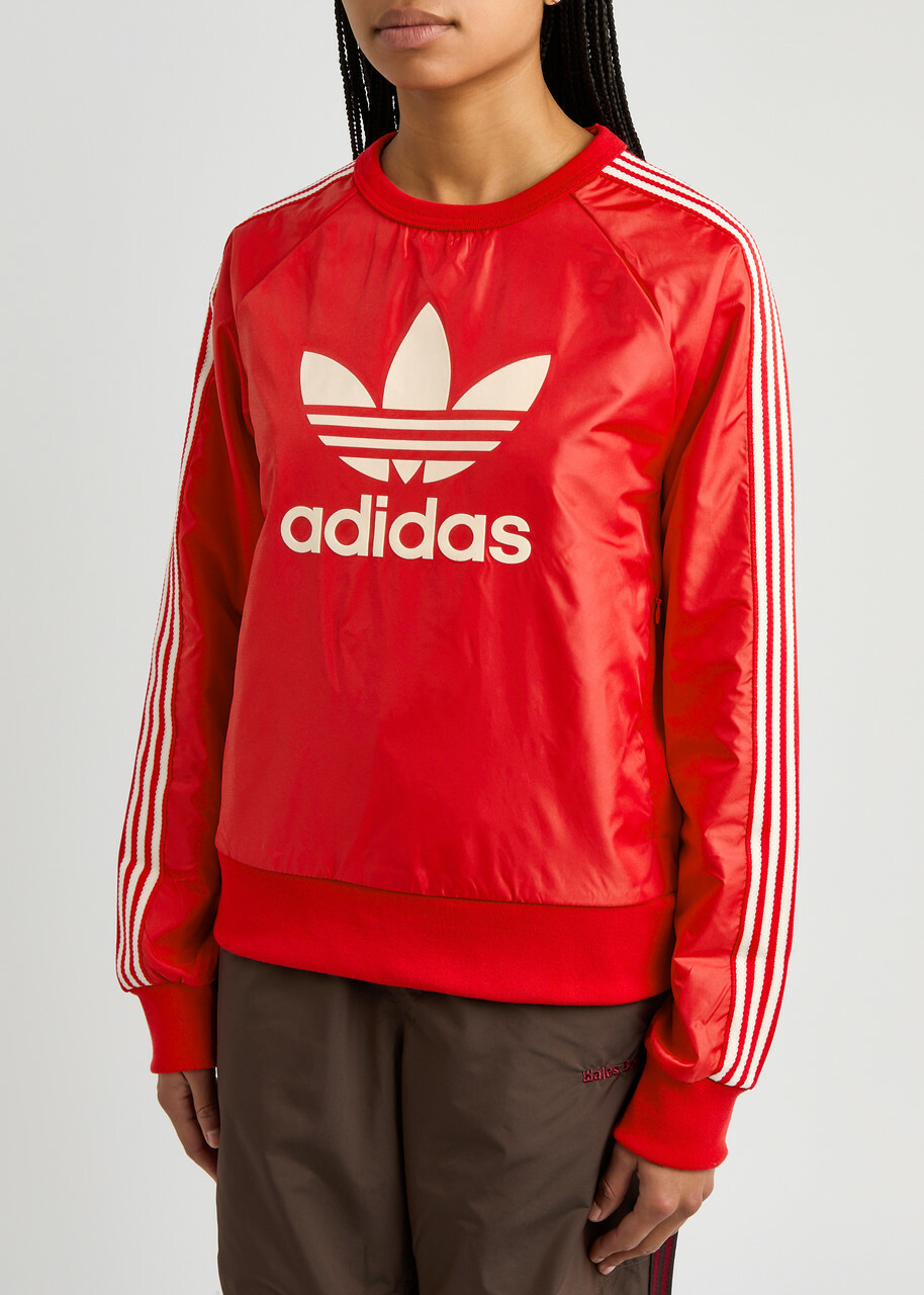 red adidas sweatshirt womens