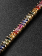 Suzanne Kalan - Princess Midi 18-Karat Gold Sapphire Bracelet