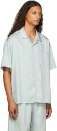 Saintwoods Blue Resort Short Sleeve Shirt