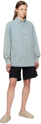 Fear of God Blue Faded Denim Shirt