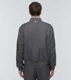 Thom Browne - 4-Bar wool blouson jacket