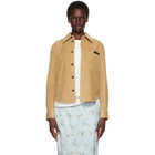 Bottega Veneta Tan Cotton Corduroy Shirt
