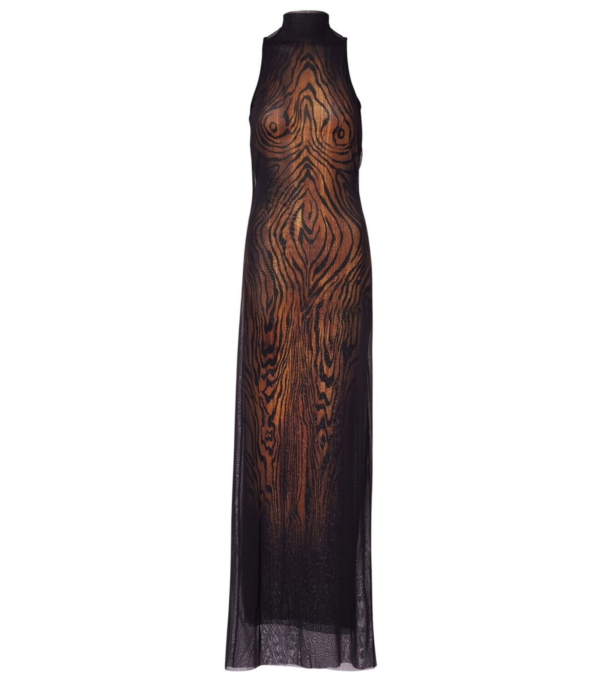 Jean Paul Gaultier Velvet jersey maxi dress Jean Paul Gaultier