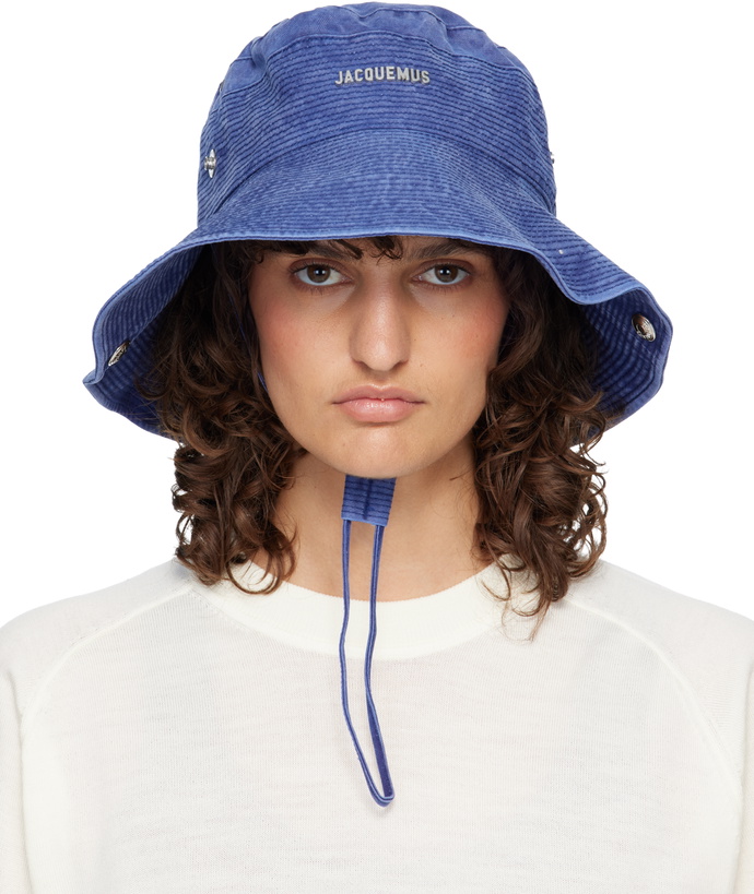 Photo: JACQUEMUS Blue 'The de-Nîmes denim' Bucket Hat