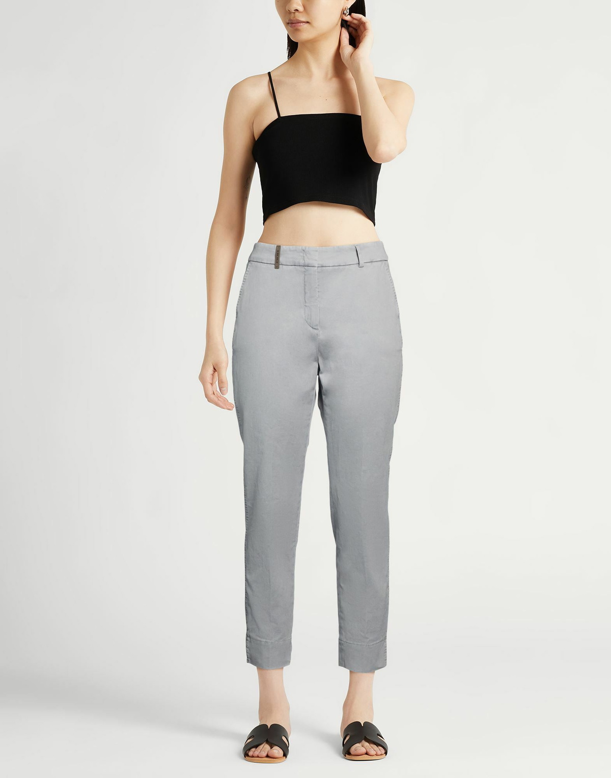 Peserico Womens Pants Light in Grey