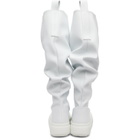 YUME YUME Off-White Fisherman Chelsea Boots