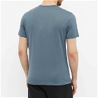 Sunspel Men's Classic Crew Neck T-Shirt in Blue Slate