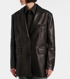 Nour Hammour Cass leather blazer