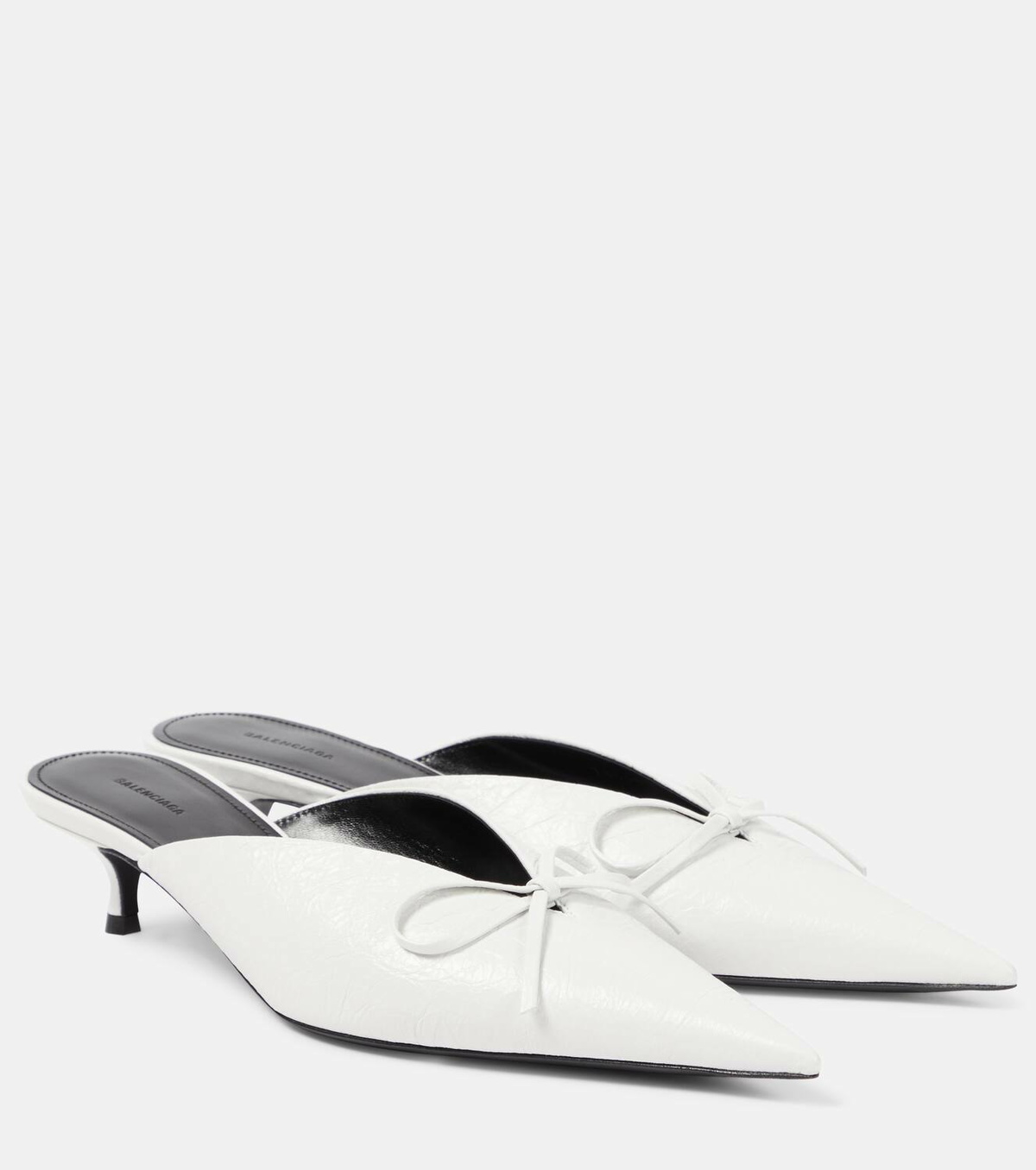Balenciaga Knife Bow leather mules Balenciaga