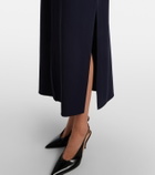 Ralph Lauren Collection Belted wool midi dress