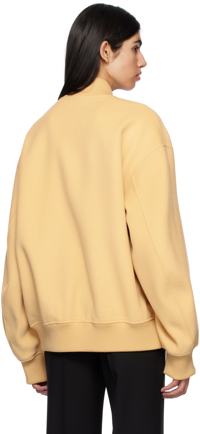 Sportmax Yellow Double-Faced Bomber Jacket Sportmax