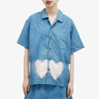 Story mfg. Women's Greetings Shirt in Heart Clamp