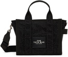 Marc Jacobs Black 'The Crystal Canvas Small' Tote