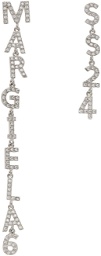 MM6 Maison Margiela Silver Letter Earrings