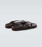 Jacquemus Tatanes leather thong sandals