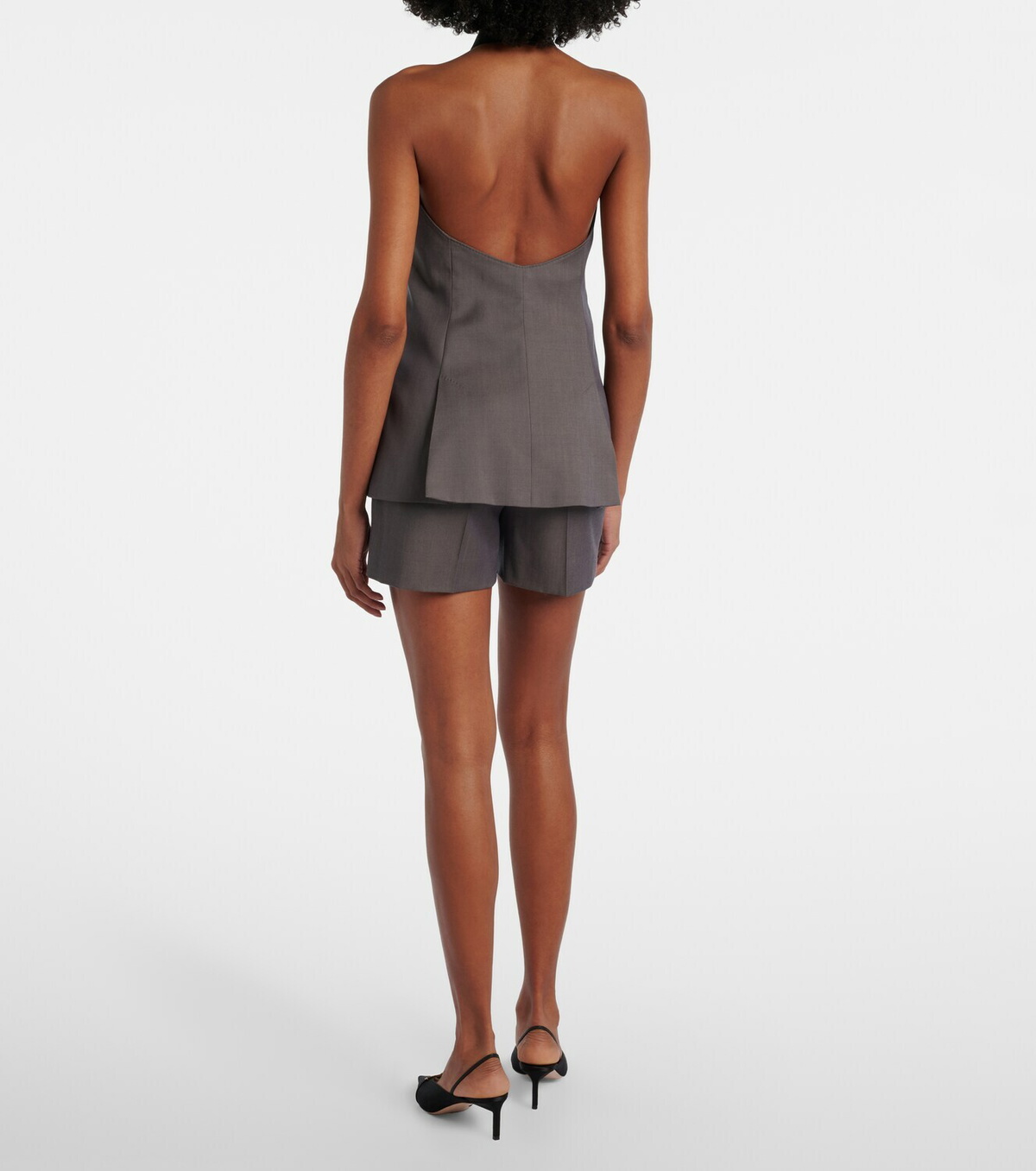 Max Mara Sadunco virgin wool shorts